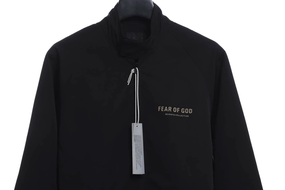 Season 7 Mainline Flocked Coach Jacket Urban Casual Look