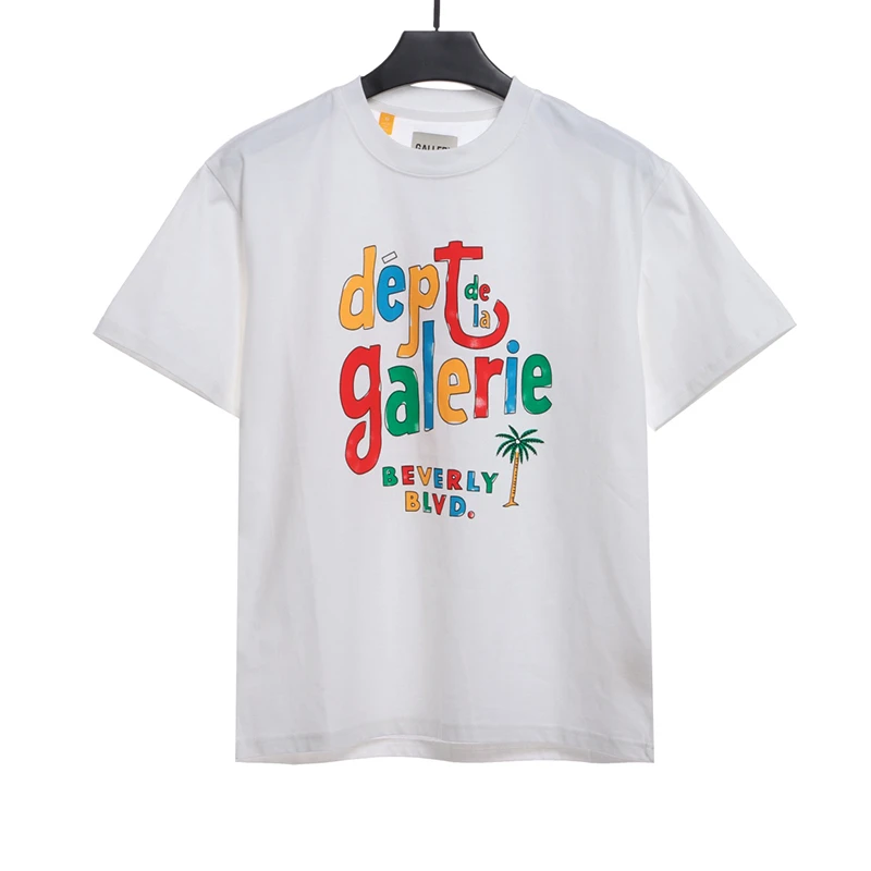 gallery dept multicolor letter t shirt