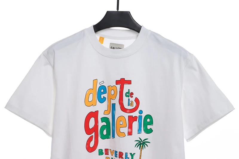 gallery dept multicolor letter t shirt