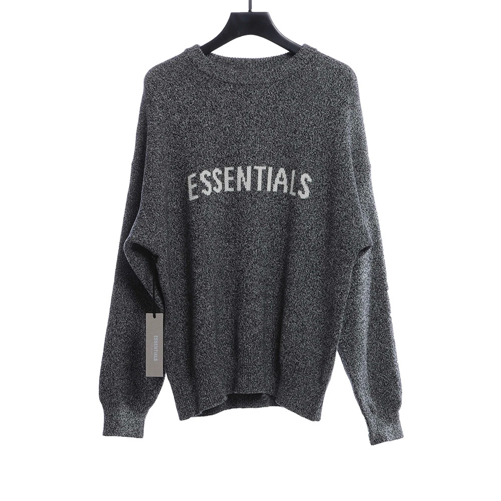 Essentials Chest Letter Sweater Minimalist Streetwear Style