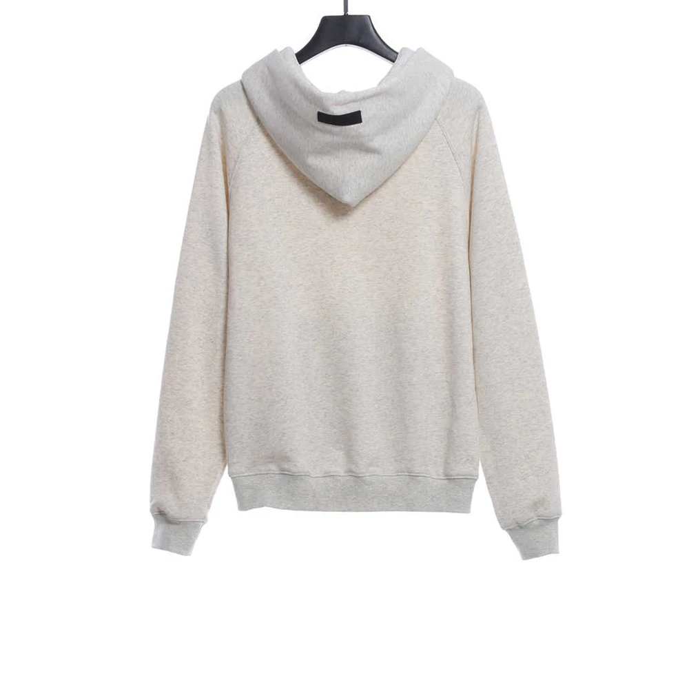1977 Flocking Fleece Hoodie Replica Grey