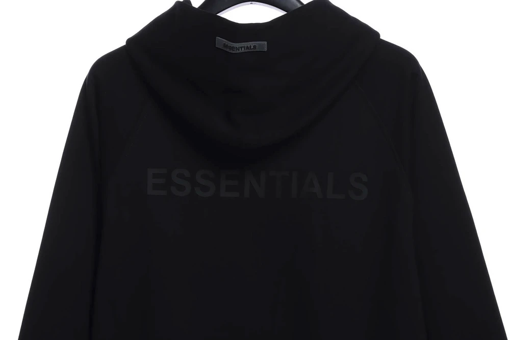 Back Silicone Letter Zip Hoodie Replica Stylish Design