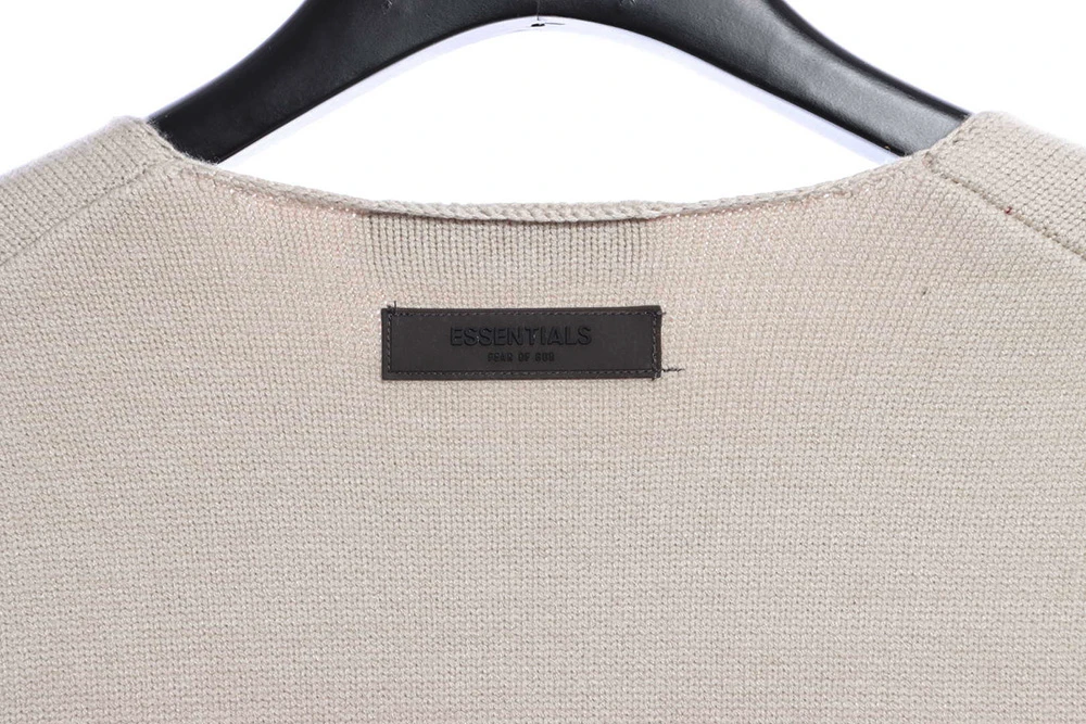 1977 destruction knitted fabric crewneck sweater