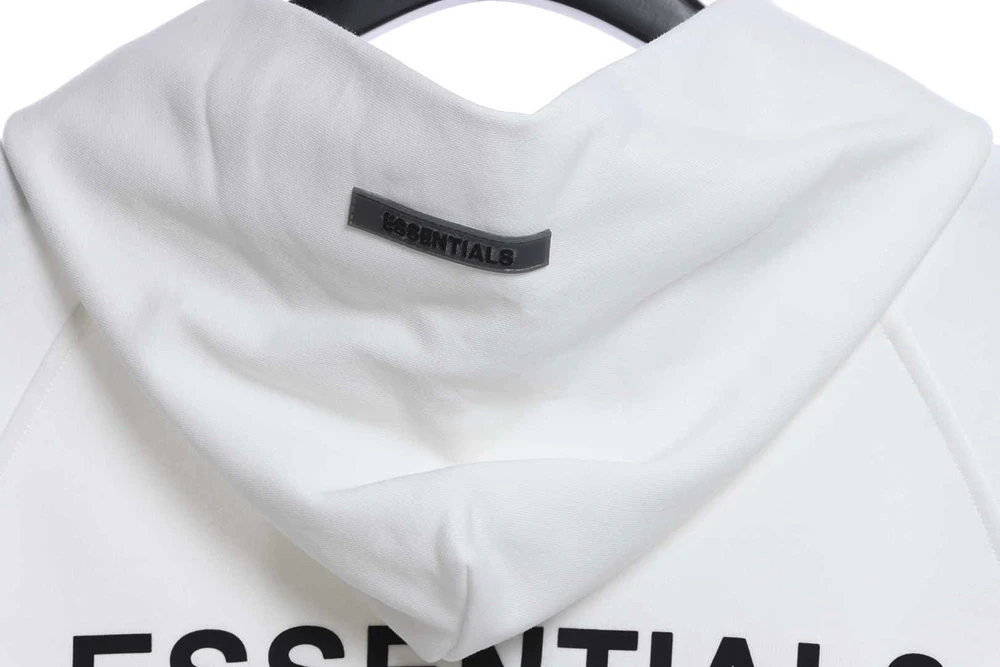 Back Silicone Letter Zip Hoodie Replica Quality Material