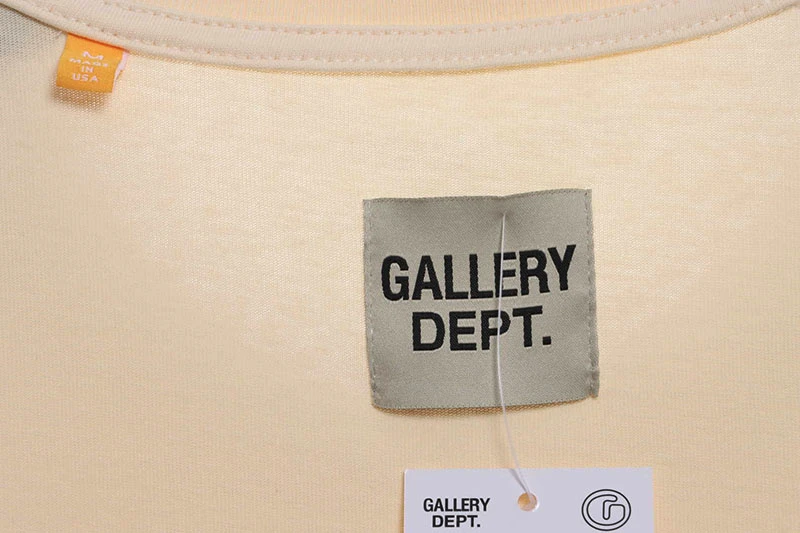gallery dept distressed wash hand painted graffiti print t shirt