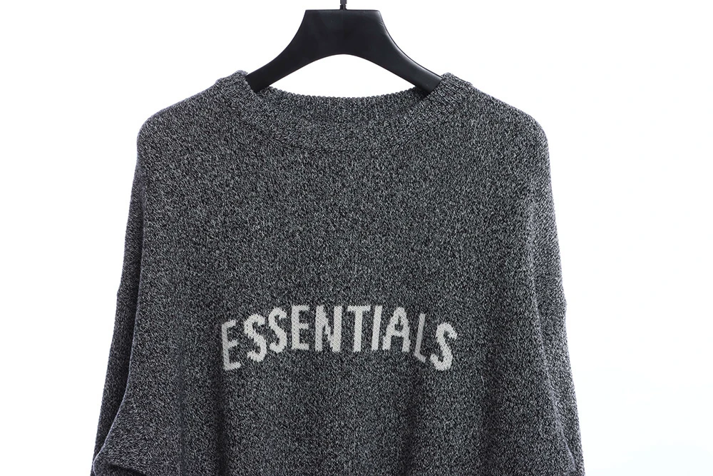 Essentials Chest Letter Sweater Comfortable Winter Wear