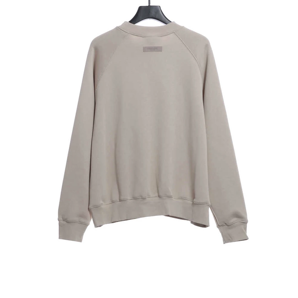 1977 Flocking Fleece Sweatshirt Black Green Grey Beige Outfit