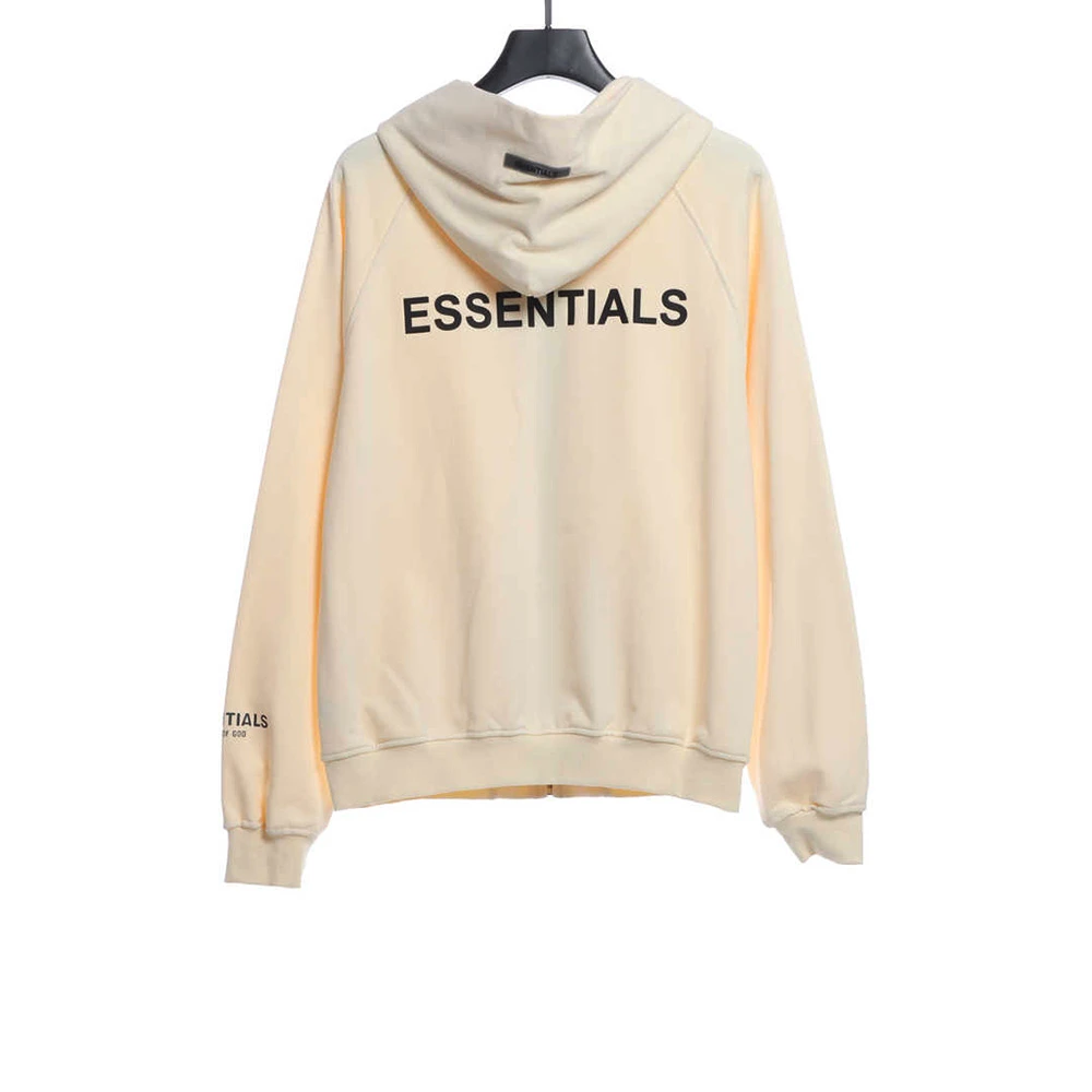 Back Silicone Letter Zip Hoodie Replica Relaxed Fit