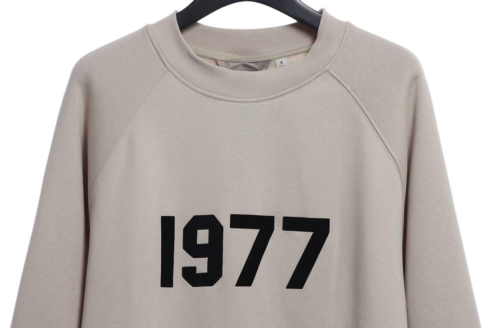 1977 Flocking Fleece Sweatshirt Replica High Quality Details