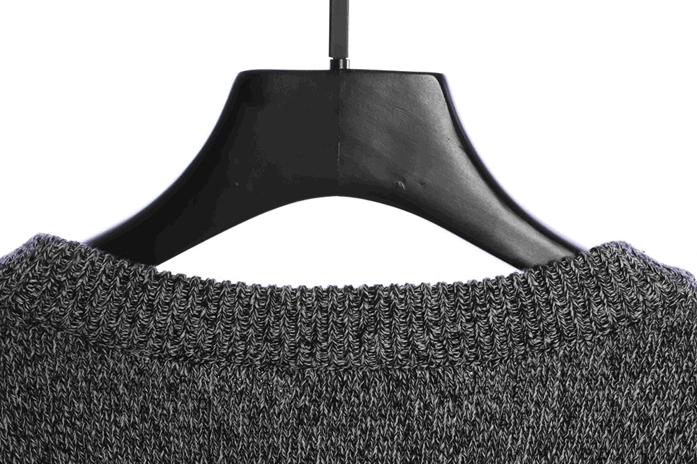 Essentials Chest Letter Sweater Black Streetwear Style