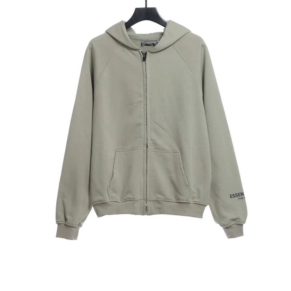 Back Silicone Letter Zip Hoodie Replica Fashion Zip Hoodie