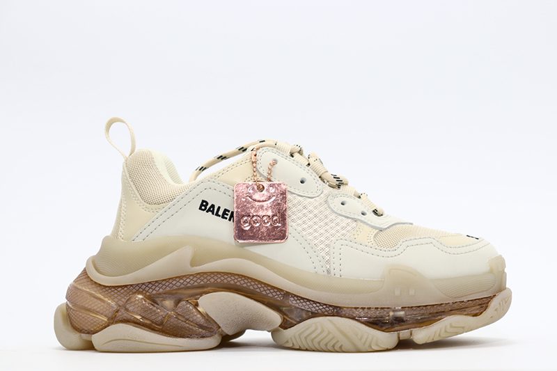 balenciaga triple s light brown 2