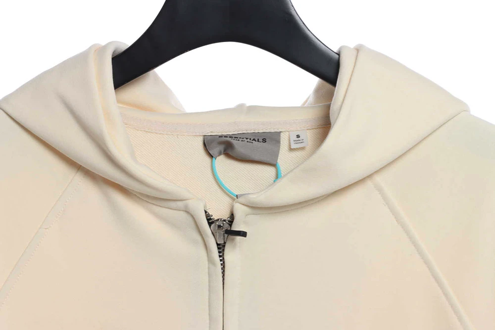 Back Silicone Letter Zip Hoodie Replica Trendy Style