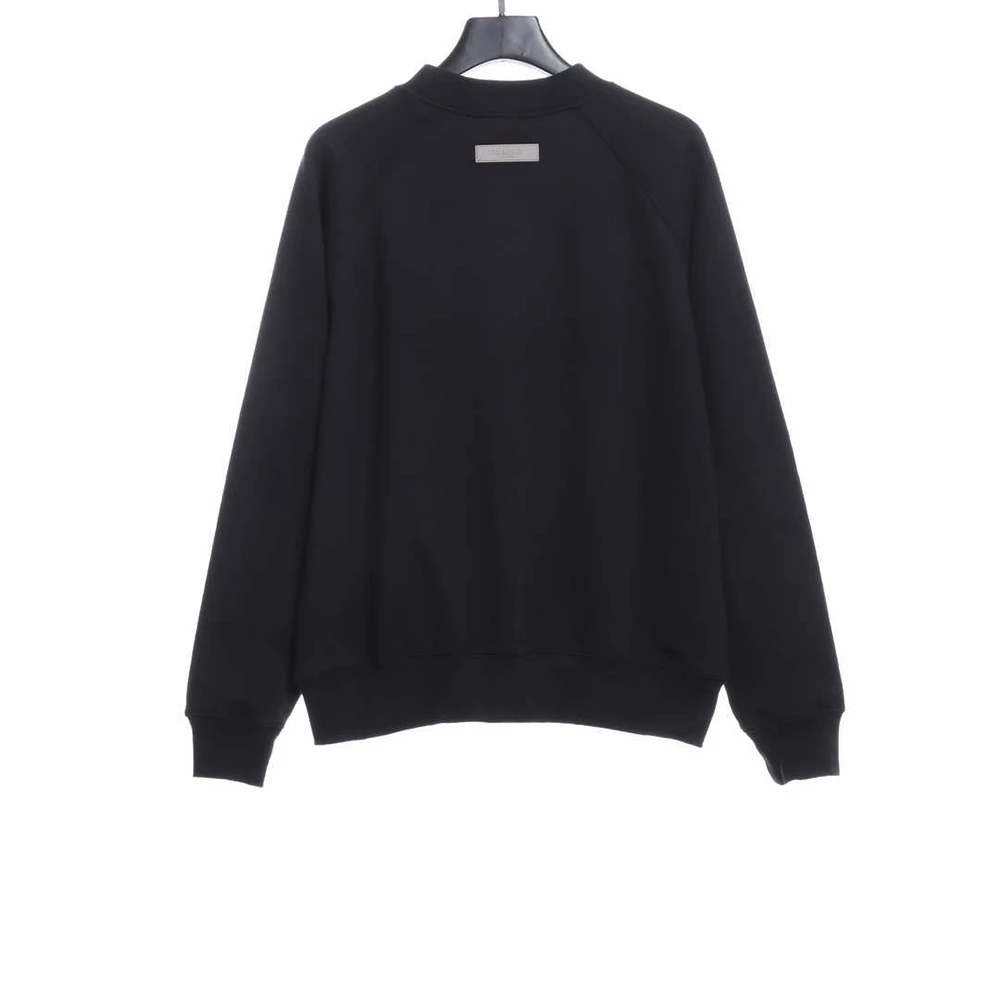 1977 Flocking Fleece Sweatshirt Warm Casual Daily Look