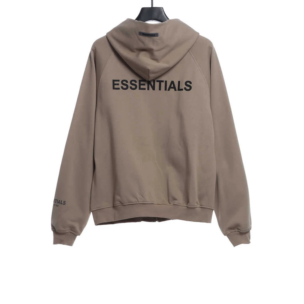 Back Silicone Letter Zip Hoodie Replica Fashionable Zip Hoodie