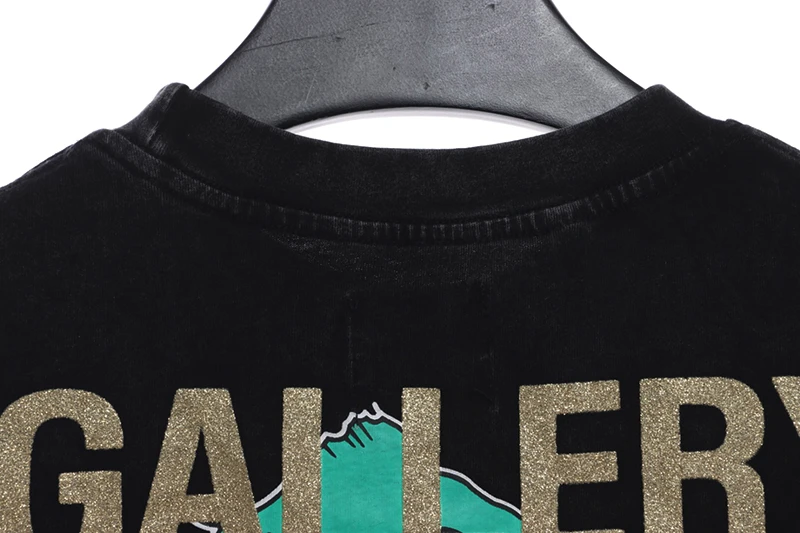 gallery dept distressed washed mouth monster t shirt