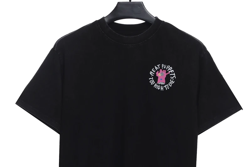 gallery dept distressed washed mouth monster t shirt