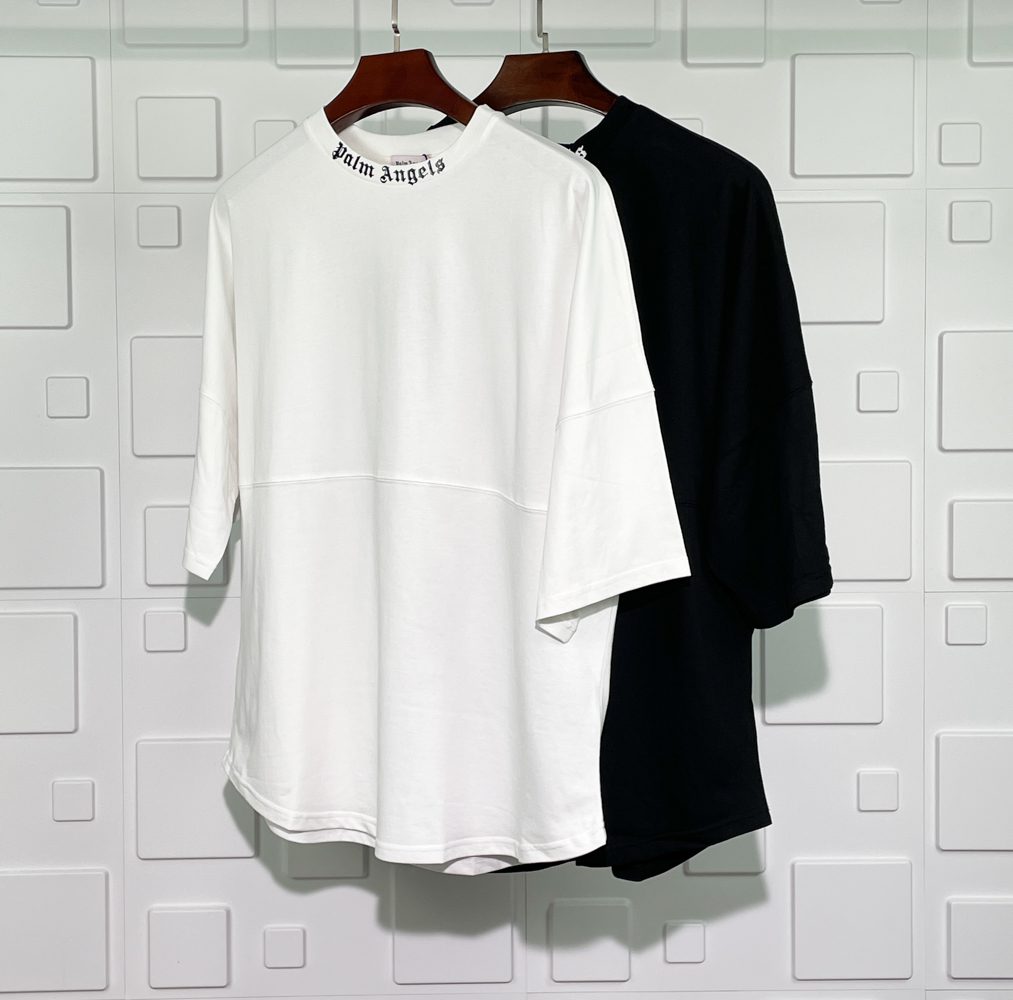 palm angels mock neck tee replica 1